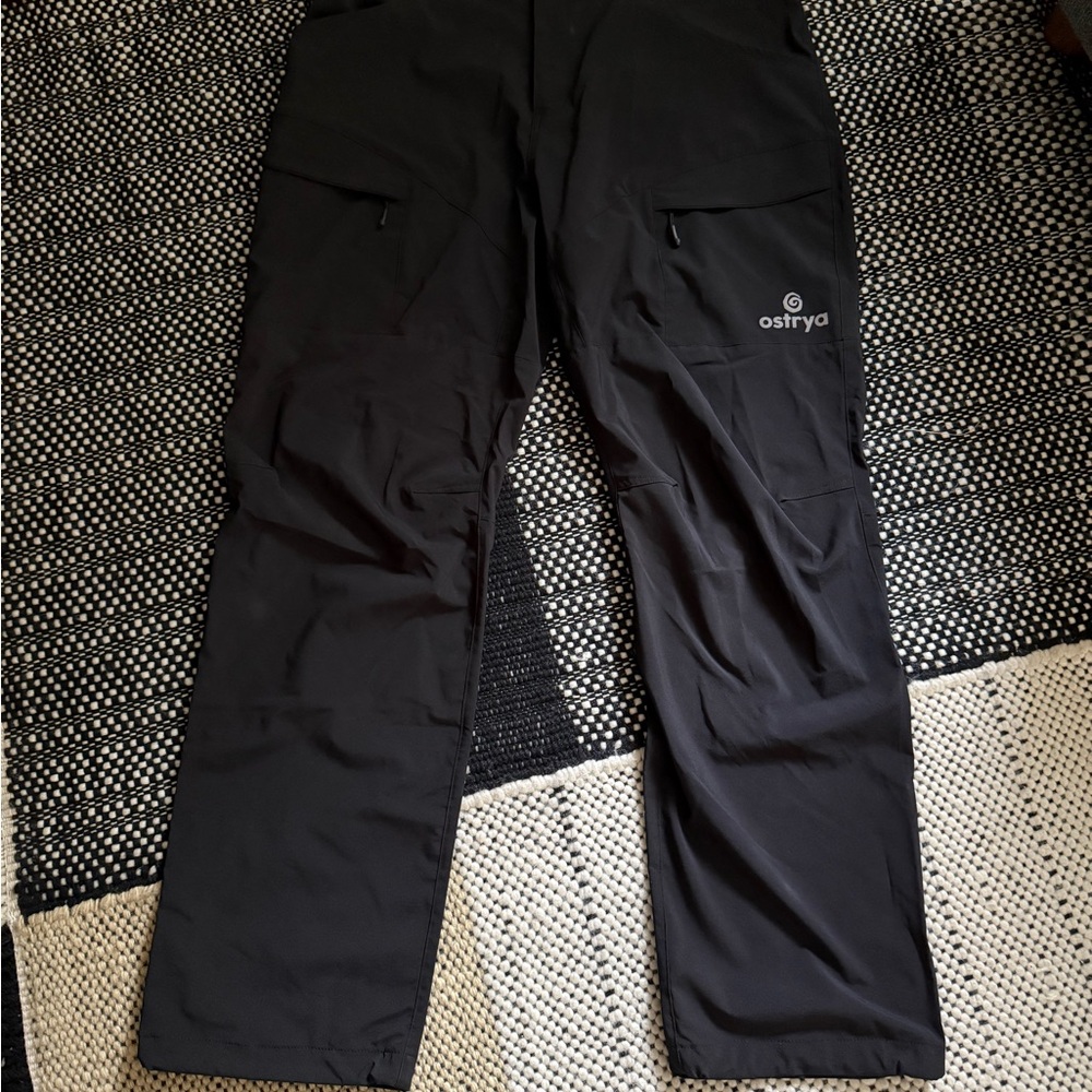 Men's Black Water Repellent Pants